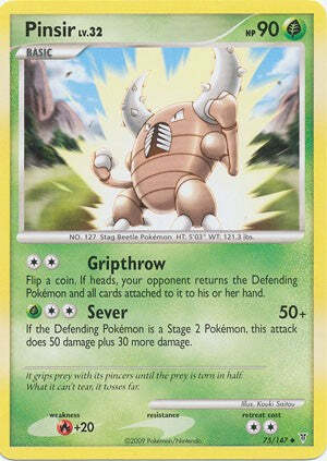Pokemon Supreme Victors Card - Pinsir 75/147