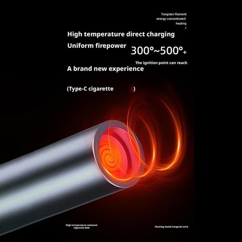 Electric For Lighter - USB C For Lighter, Flameless R9G7 A Men's Windproof, A5E3 - Zdjęcie 11 z 15
