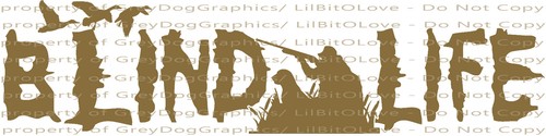 Blind Life Vinyl Decal Sticker Duck Hunting Hunt Hunter Drakes Ducks Water Fowl - Bild 3 von 11