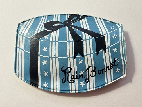 Vintage Advertising Rain Bonnet ~ First City National Bank, Binghamton, NY - Picture 2 of 7