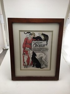 Clinique Cheron Théophile Alexandre Steinlen Art Nouveau Dogs Poster