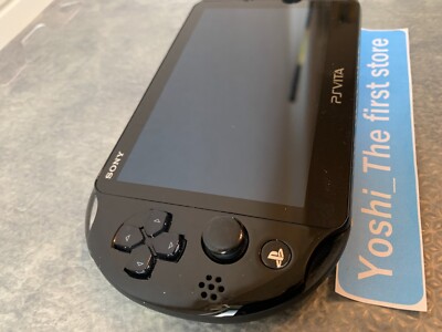 SONY PlayStation PS Vita PCH-2000 ZA11 Black Wi-Fi model Exc