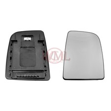 VOLKSWAGEN CRAFTER 2006->2011 DOOR/WING MIRROR GLASS SILVER,HEATED & BASE,RIGHT