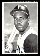 1969 Topps Deckle Edge Baseball #27 Roberto Clemente EX *d5
