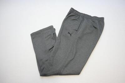 Puma Sweat Pants Gray Performance Athletics With Pockets Mens Small
