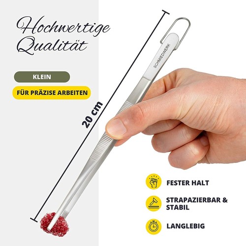 Profi Edelstahl Kochpinzette Küchenpinzette Grillpinzette Grillzange Pinzette - Bild 3 von 48