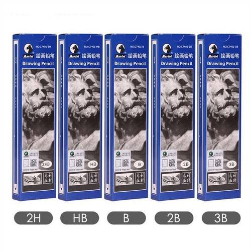 3B 4B 5B 6B Hard Charcoal 2B Pencils HB 2H B 2B Sketch Pencils Drawing Pencils - Picture 2 of 27