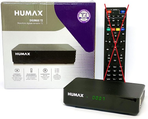 Decoder Humax Digimax T2 HD-2022T2 – DTT FTA Zapper - unvollständig - Bild 2 von 5