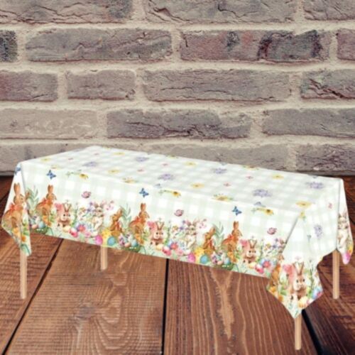Easter Party Tablecover Rectangular Disposable Dust-Proof Table Decorations - Picture 7 of 9
