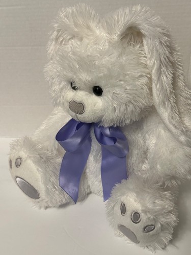 20" Animal Adventure 2014 Peluche Blanco BASHFUL BUNNY Conejo Orejas Flojibles - Imagen 4 de 10