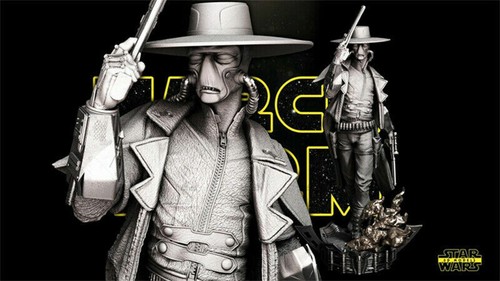 Cad Bane Star War 3D Printing Unpainted Figure Model GK Blank Kit New Toy Stock - Picture 4 of 7