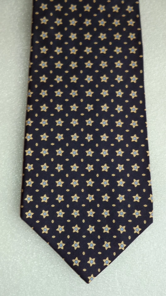 J. Галстук шелковый Crew черный с золотыми звездами космическая астрономия - Изображение 2 из 4