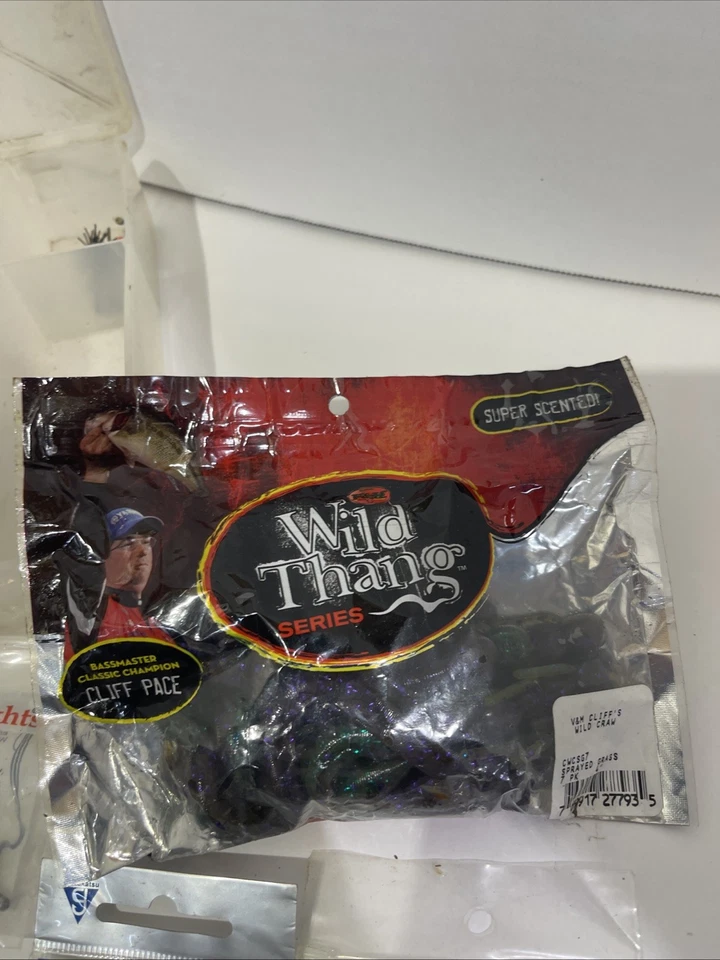 Lot Of Bass Fishing Tackle Hooks Weights Worms Swivels  - Image 2 of 4