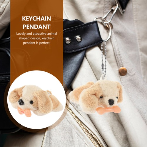 Peluche cane cucciolo zaino ciondolo peluche mini ciondoli - Foto 10 di 12