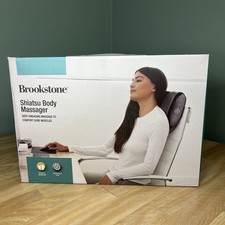 Brookstone Shiatsu Body Back Shoulder Versatile Massager Rotating Deep Knead