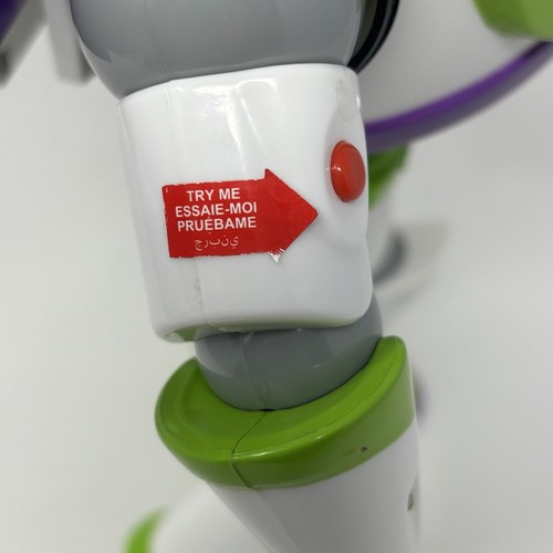 Buzz Lightyear Toy Story Action Figure Talking Light Up 12" Disney Store TESTED - Picture 6 of 12