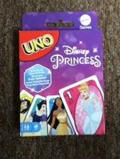 NEW DISNEY PRINCESS UNO CARD GAME BY MATTEL.