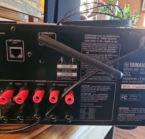 Yamaha - AVENTAGE RXA550 Network-Ready 4K and 3D Pass-Through A/V Receiver - Picture 7 of 13