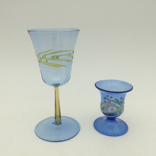 2 x Likörglas in blau Lauscha - Bimini - Bild 1 von 3