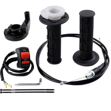 7/8 Twist Throttle Accelerator Handle Grips for Pit Bike Mini Bike Throttle A...