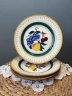 Vintage Stangl Pottery Fruit Pattern Dinner Plates Set of 3 – 10” Hand Painted