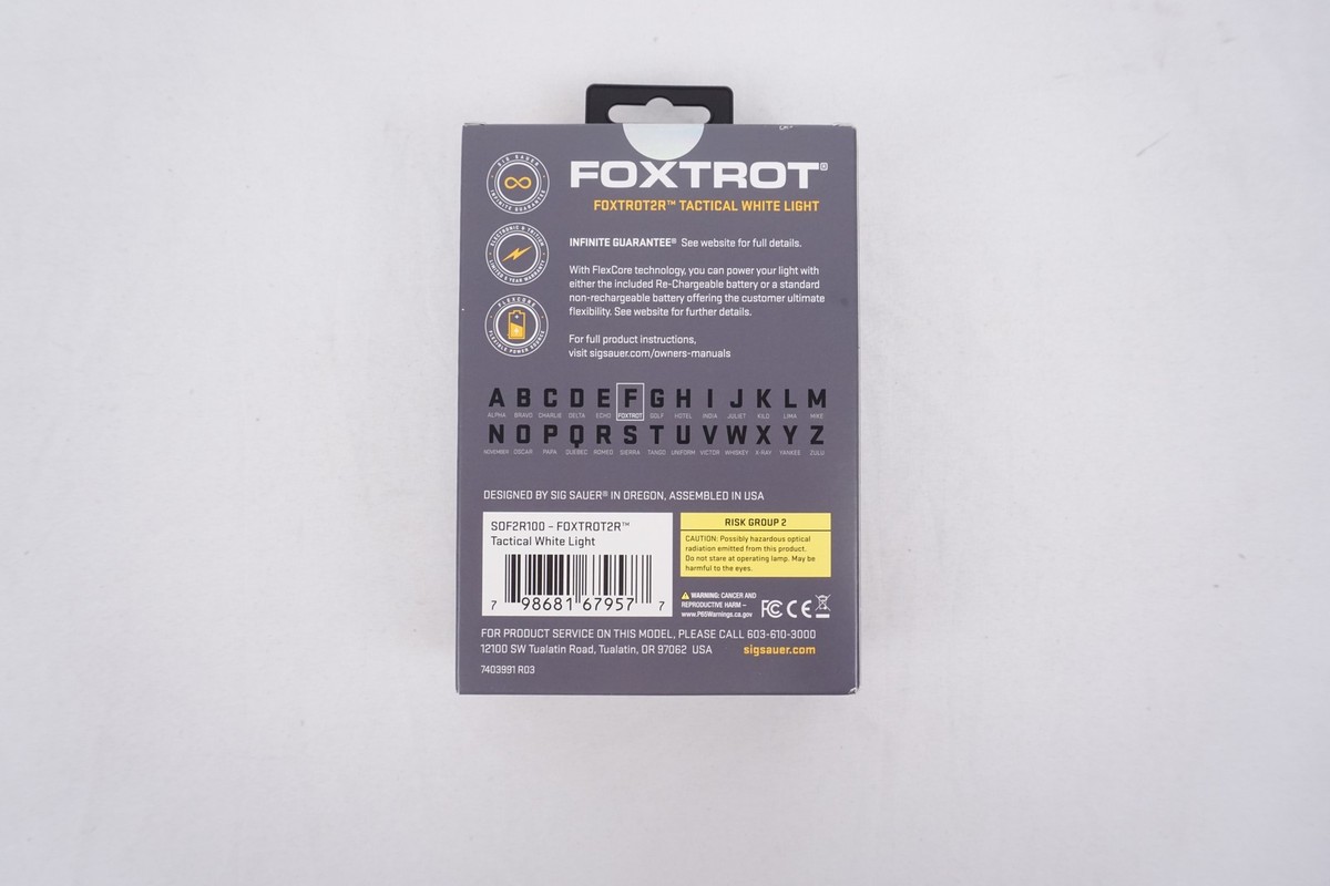 Sig Sauer FOXTROT2R 700 Lumen Universal Pistol Tactical
