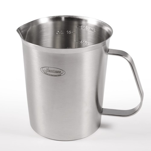 Stainless Steel Measuring Cup, Metal Measuring Cup with Handle (Upgraded, 3 M...
