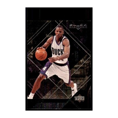 1999 Upper Deck Black Diamond Ray Allen Bucks #45