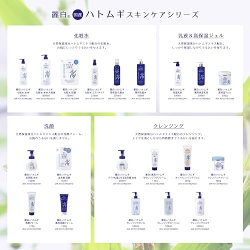 Reihaku Hatomugi Make-up Entferner Schaum Gesichtswasser 200ml Japan - Bild 3 von 4