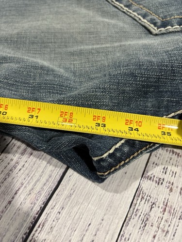 Pantalones de mezclilla para hombre Rock Revival talla 42 X 34 Tucker Alt rectos excelente estado - Imagen 9 de 10