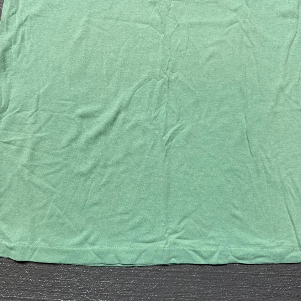 Camiseta True Vintage Años 70 Teal Blank Essential EE. UU. Corte Foto 4 de 4