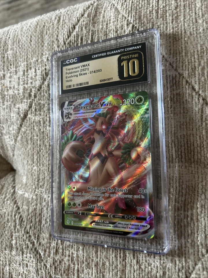 2021 Pokemon Trevenant Vmax Holo CGC Pristine 10 - Image 3 of 4