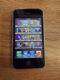 160 Games Apple iPhone 3GS 32GB White AT&T Rare Games Voltron Resident Evil