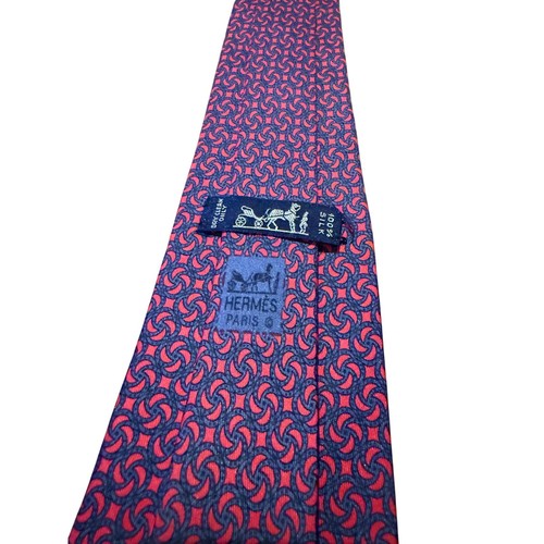 Hermès Krawatte 100% Seide - Reitsport Print - Luxus Designer Krawatte - Bild 2 von 8
