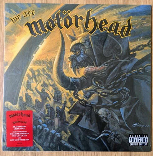 MOTORHEAD - WE ARE MOTORHEAD - TRANSPARENT GREEN VINYL - NEW/SEALED