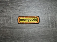 Mongoose Racing BMX Bikes Multicolor Embroidered Iron On Patch 3.25" x 1.25"