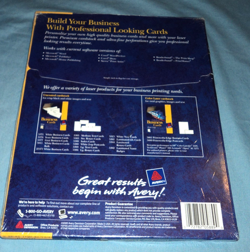 Avery 5889 Color Laser Postcards Print to the Edge 80 Count 4 x 6, Brand New - Picture 2 of 2
