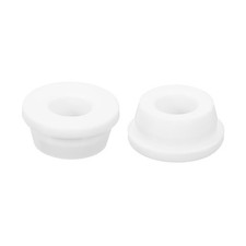 2Pcs Rubber Grommets 23mm Drill Hole, 12mm ID White Hole Plug Grommet