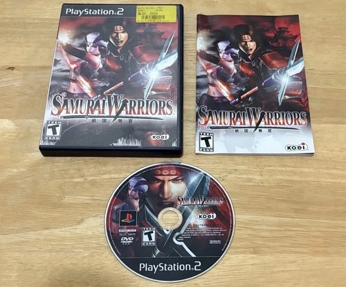 Samurai Warriors Black Warrior PS2 PlayStation 2 Complete Manual CIB