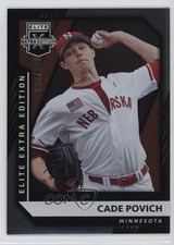 2021 Panini Elite Extra Edition 993/999 Cade Povich #98 0vk0