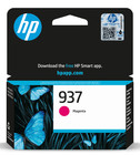 HP 937 Purgenta Oryginalny wkład atramentowy OfficeJet Pro 9110b 9120b/e, 9122e 9125e