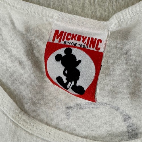 Camiseta sin mangas Walt Disney World vintage años 90 Goofy Mickey Inc blanca talla XL parques temáticos - Imagen 6 de 8