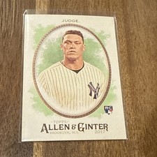 2017 Topps Allen & Ginter Aaron Judge #172 Yankees MVP Rookie