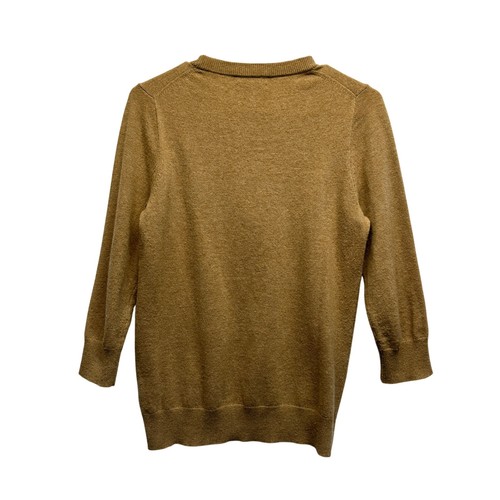 J.Crew Pullover Wolle Kaschmir camel hellbraun bestickt Animal Pulli Gr. S - Bild 7 von 9