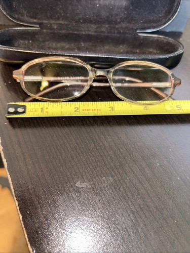 Occhiali da vista Ralph Lauren RL 1396 JN6 130 marrone/trasparente ovale made in Italy usati - Foto 8 di 8