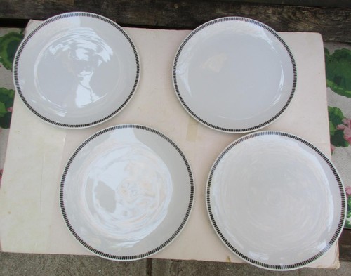 4 Thomas ONYX GRAU Mittagessen Teller 9 1/2" - Bild 1 von 5