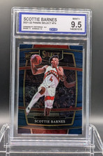 2021-22 Panini Select - Concourse Blue - Scottie Barnes #74 (RC) Graded CCG 9.5
