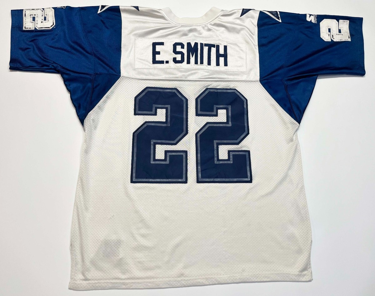 Vintage Starter Pro Line NFL Dallas Cowboys E. SMITH #22 Jersey Sz
