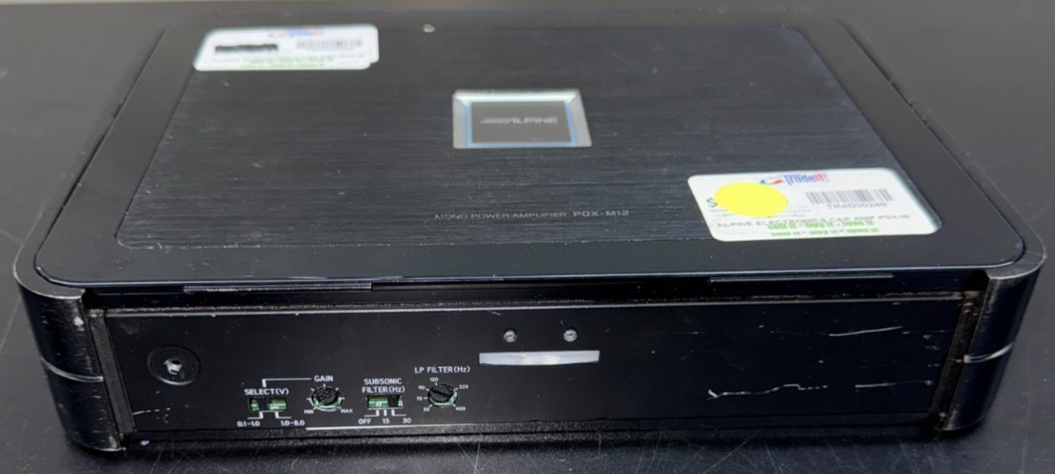 PDX-M12 ALPINE 定格1200W モノラルアンプ　アルパイン Alpine PDX-M12 1-Channel Car Amp for sale online | eBay