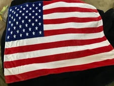 US Flag Patriotic Blanket American National Flag Throw Blanket 52”. X64”